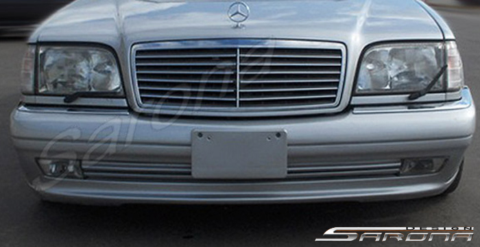 Custom Mercedes S Class Front Bumper  Sedan (1995 - 1999) - $650.00 (Part #MB-025-FB)